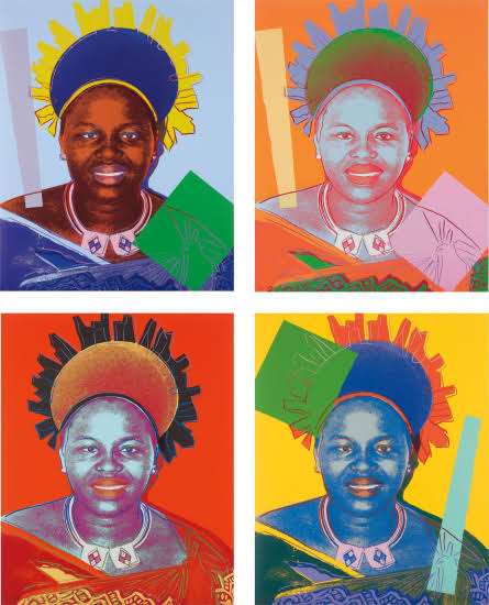 Andy Warhol, Kráľovná Ntombi Twala z Swaziland